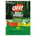 Off Deep Woods Towelette, 0.28 Box, Unscented, PK12 611072BX